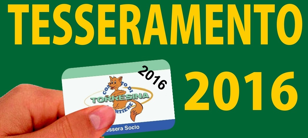 Tesseramento 2016
