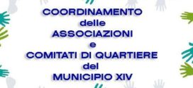 Martedi 30 gennaio assemblea costitutiva Coordinamento delle Associazioni e Comitati di Quartiere del Municipio XIV