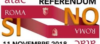 Comune di Roma. Referendum 11 novembre 2018