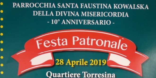 Domenica 28 aprile Festa Patronale a Torresina