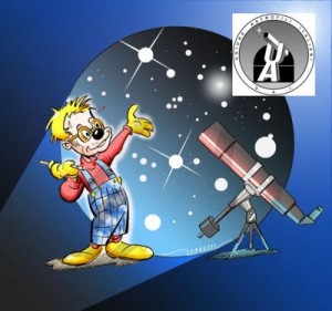 Logo apprendista astrofilo UAI Unione Astrofili Italiani