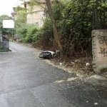 Scooter Abbandonato via della Valle dei Fontanili angolo via Torrevecchia